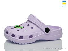 Шлепки N017 фіолетовий Lot Shoes / p. 30-35 / 6пар