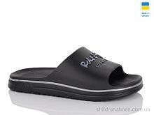 Шлепки 520-010 чорний Lot Shoes / p. 41-44 / 8пар