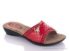 Шлепки K26-810 red (30-35) DeMur / p. 30-35 / 6пар