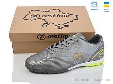 Футбольная обувь Restime DM024405-1 grey Футбольная обувь DM024405-1 grey Restime / p. 41-45 / 8пар