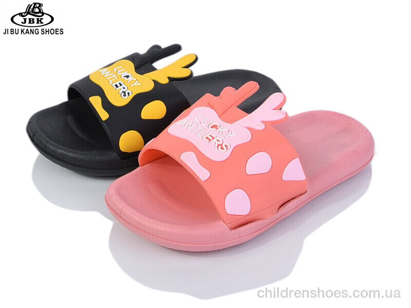 Шлепки детские No brand S758 black-pink mix