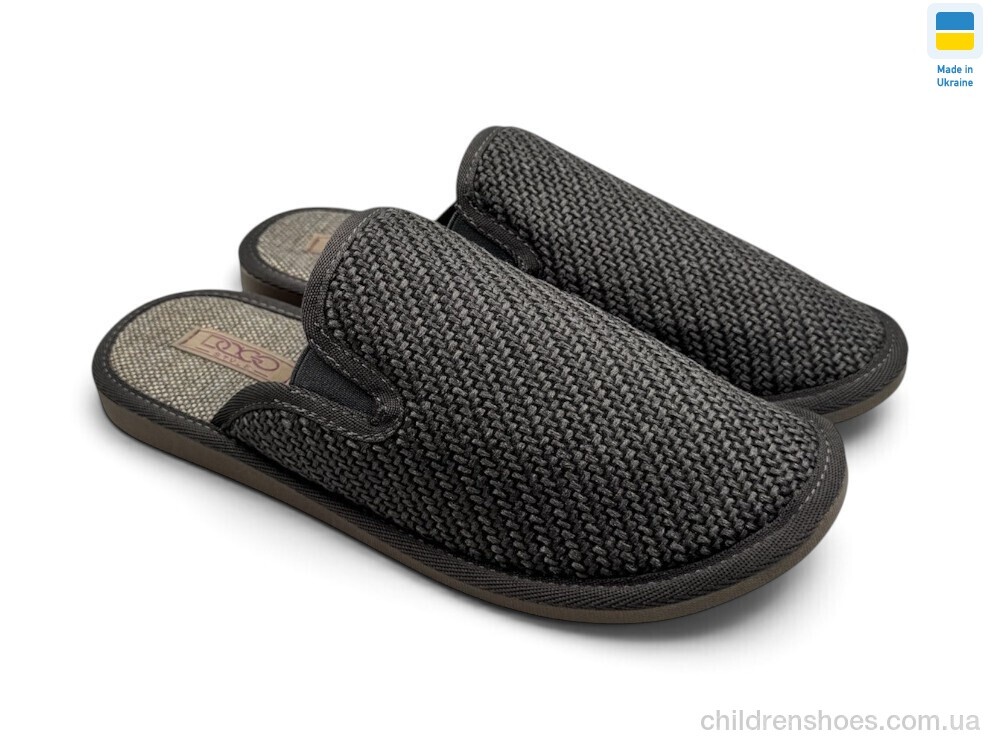 Тапки ТД01 графіт Rai shoes / p. 37-41 / 9пар