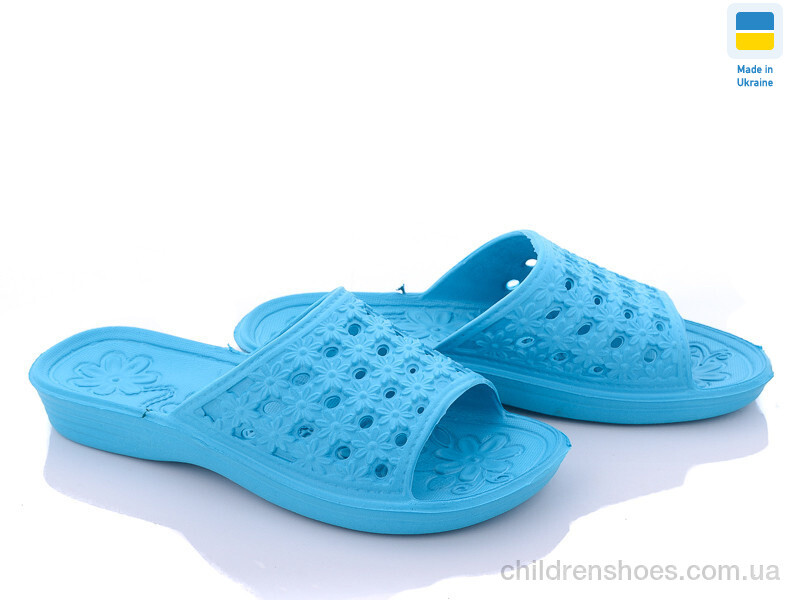 Шлепки женские Krok Крок Украіна С19 бірюза