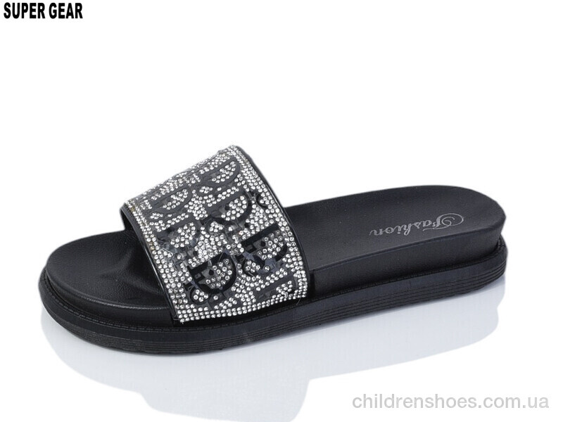 Шлепки женские No brand C888 black