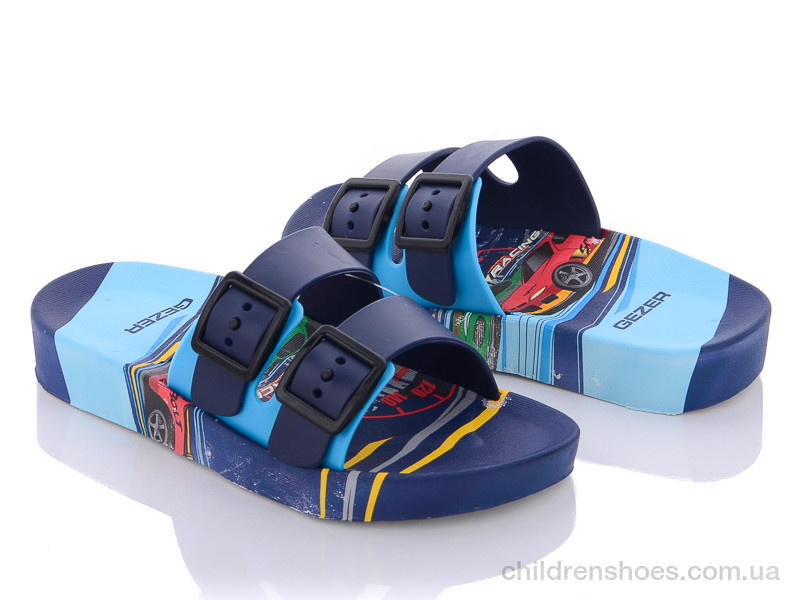 Шлепки детские Gezer 12329 blue-l.blue