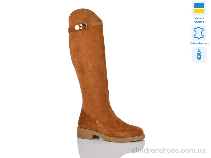 Сапоги No brand 2227-2 рудий з.деми