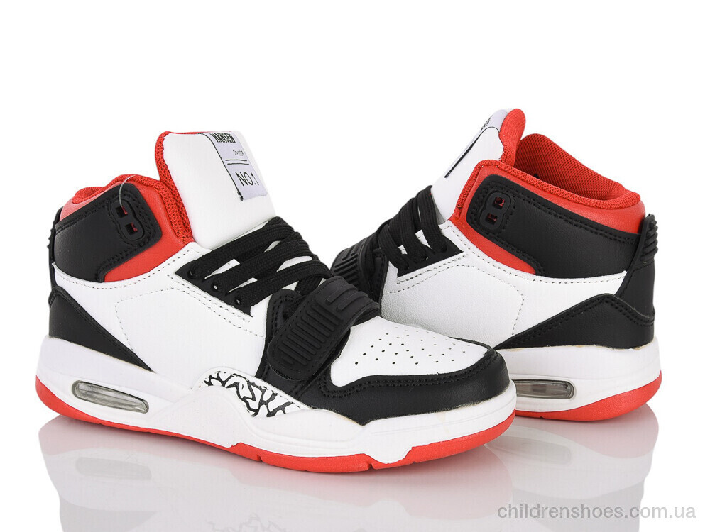 Кроссовки LC803 black-red Clibee-ShoSho / p. 32-37 / 6пар