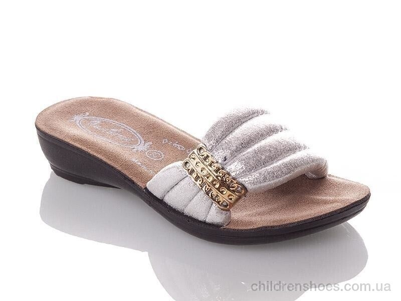 Шлепки детские Demur G809B-silver