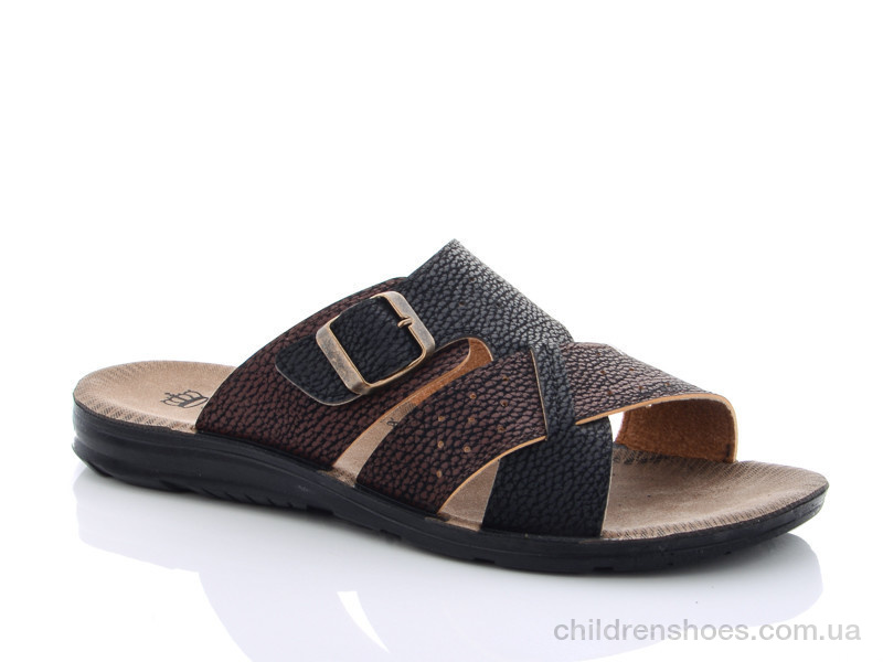 Шлепки Oscar 29 black-brown.