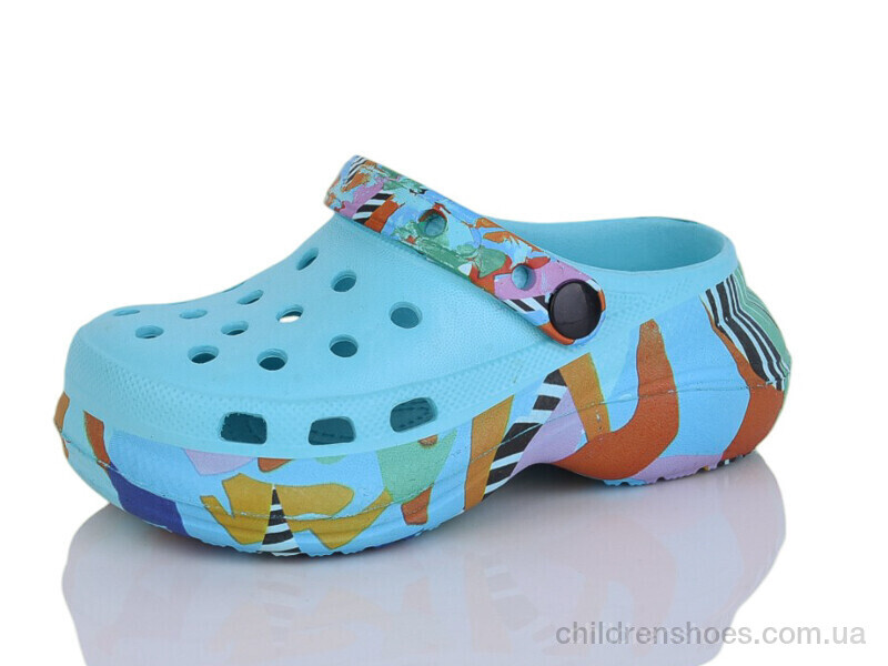 Кроксы No brand 816 l.blue