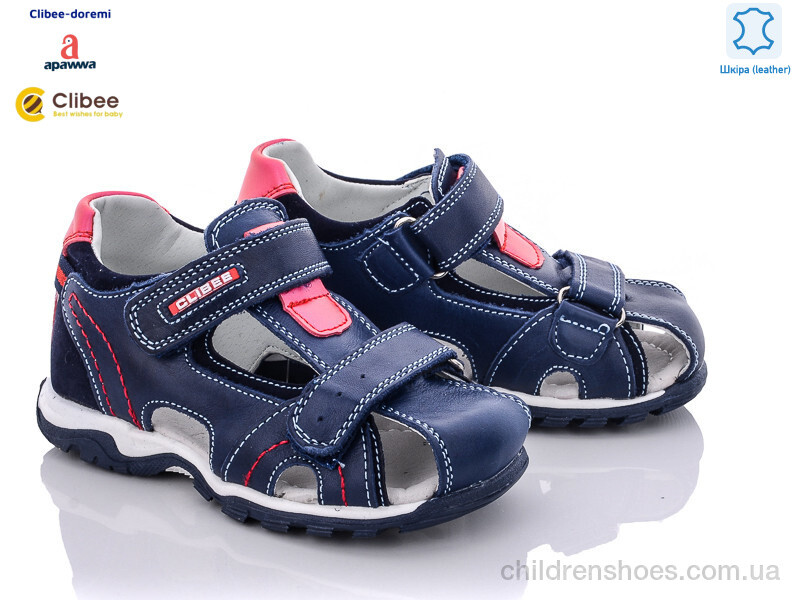Сандалии AB219-2 blue-red Clibee-Doremi / p. 26-31 / 6пар