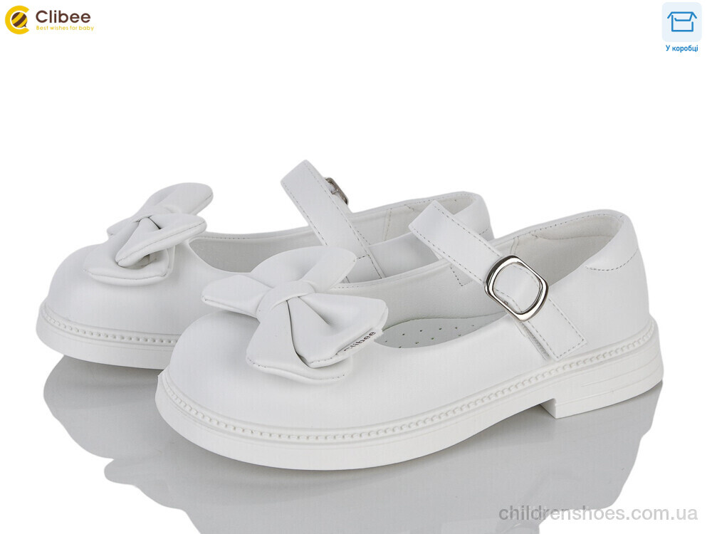 Туфли DC815-2 white Clibee / p. 32-37 / 6пар