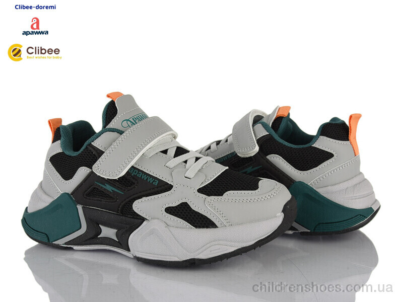 Кроссовки Apawwa G1836 grey-black