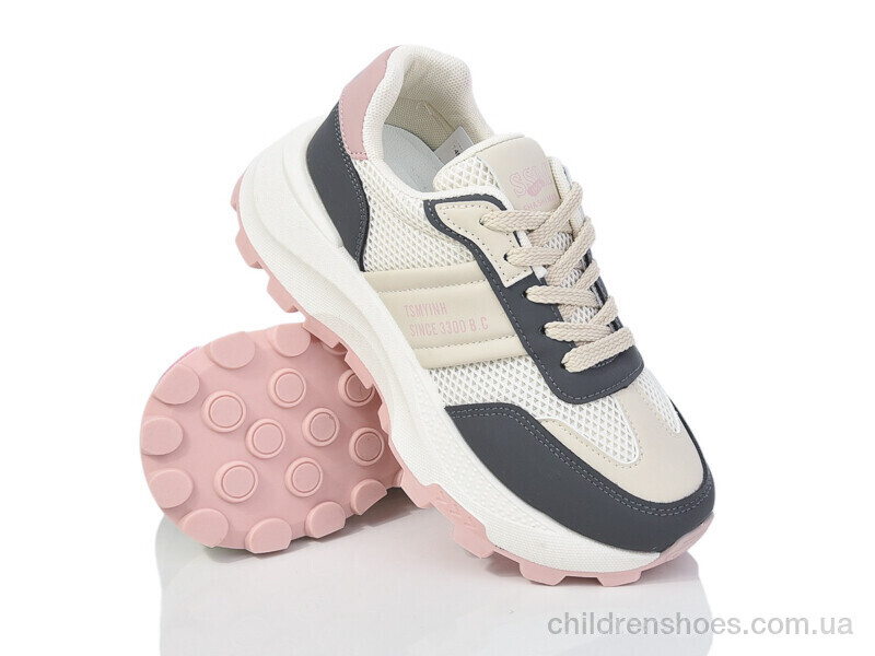 Кроссовки Violeta 149-53 grey-pink