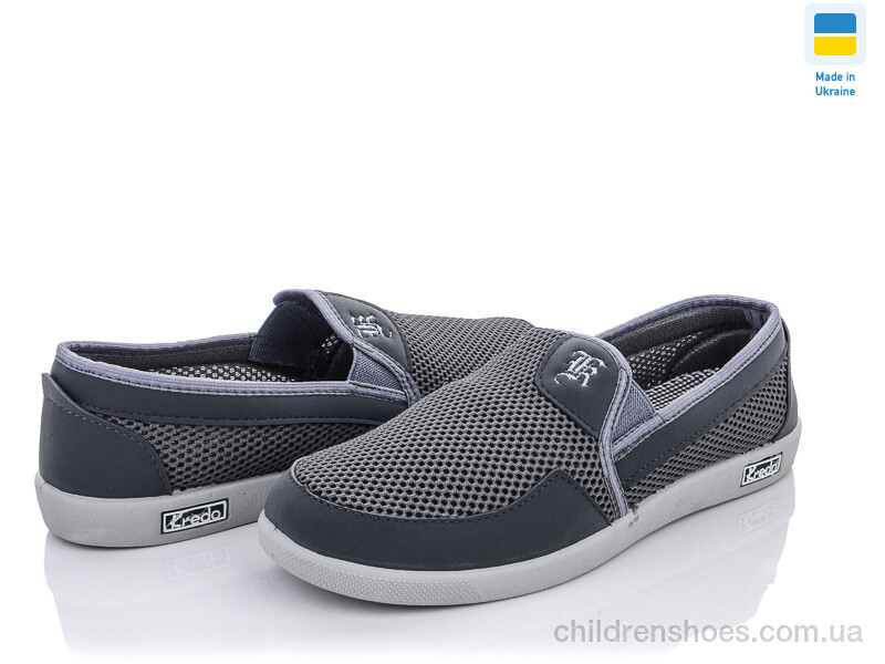 Слипоны Кредо Кредо Укр 19С-205 сірий