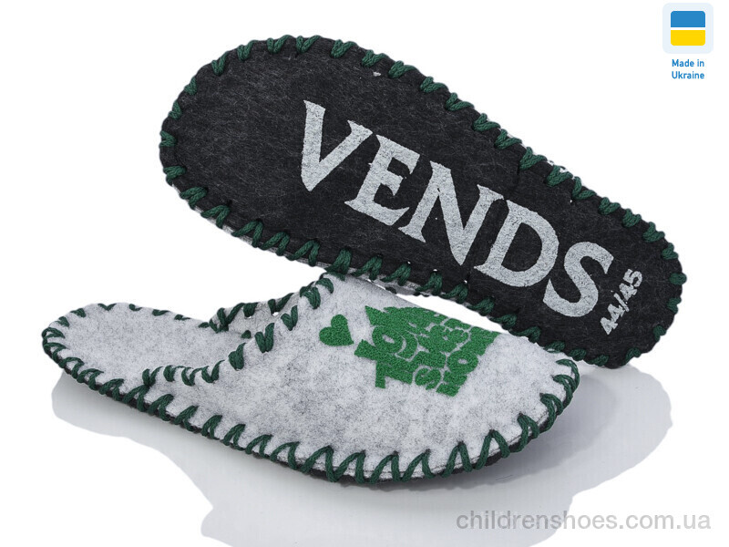 Тапки Vends 383M сірий