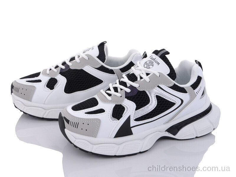 Кроссовки Violeta only one 136-21 white-black