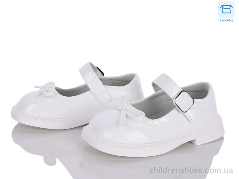 Туфли DB800-2 white Clibee-ShoSho / p. 26-30 / 6пар