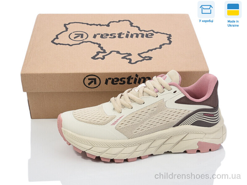 Кроссовки Restime SWL25076 powder-cream