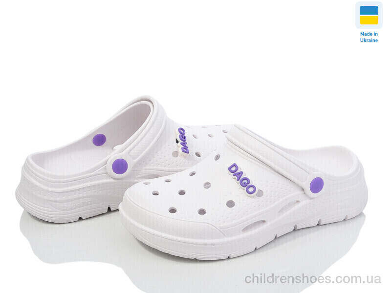 Кроксы Dago 425 білий