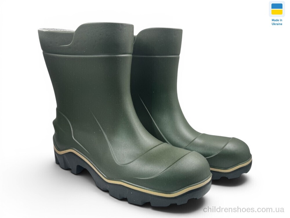 Резиновая обувь Літма хакі Rai shoes / p. 41-46 / 6пар