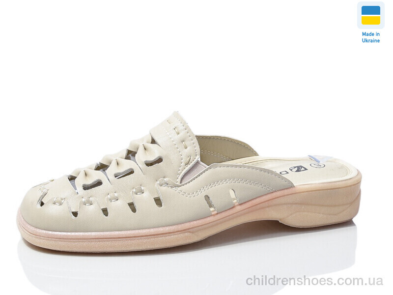 Шлепки 002-1 беж Summer shoes / p. 36-41 / 8пар
