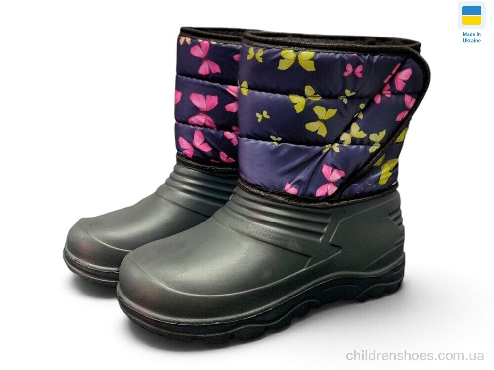 Сапоги из пены DC8-5 чорний Rai shoes / p. 28-37 / 8пар