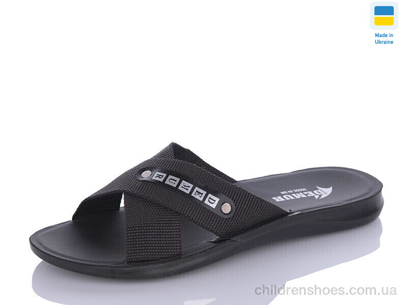 Шлепки Demur TRK STL new black