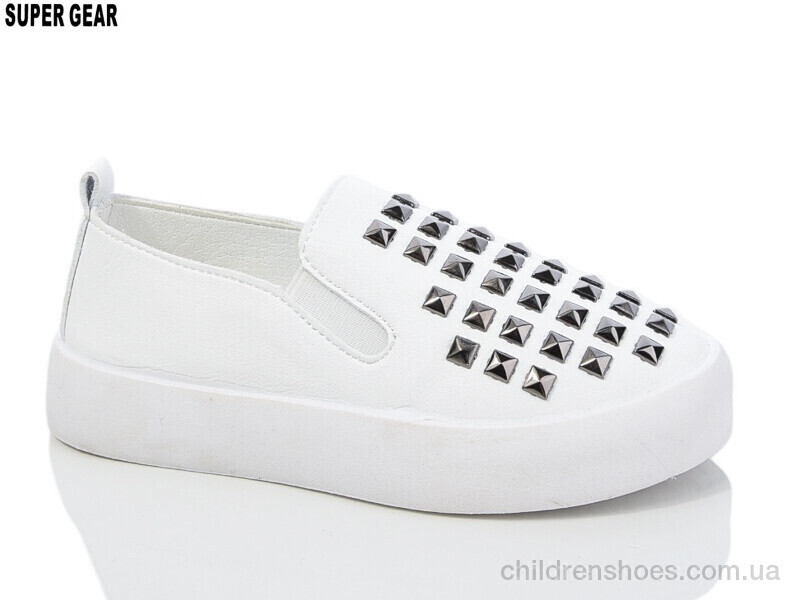 Слипоны No brand C729-2 white