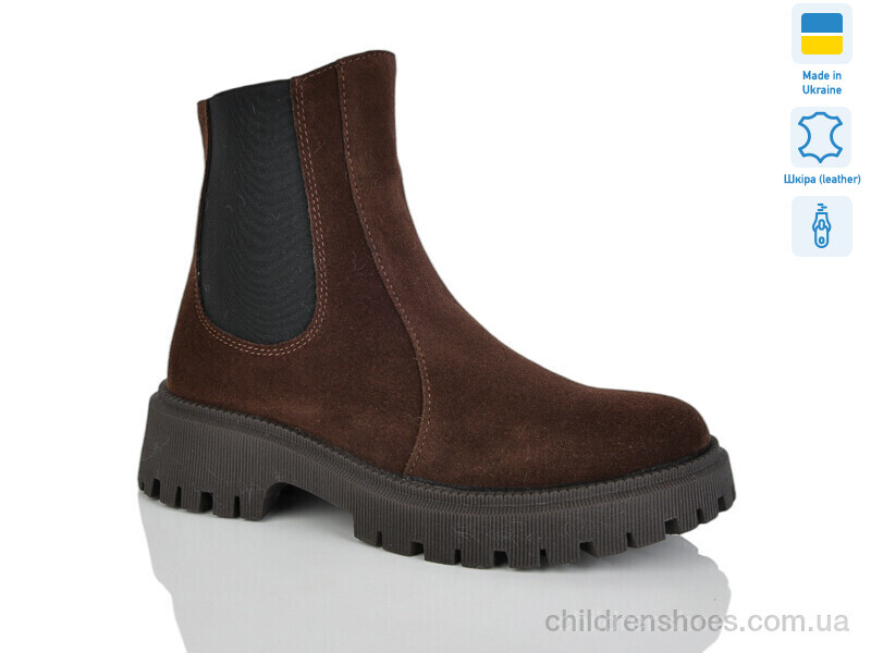 Ботинки No brand 187 шоколад. з. зима