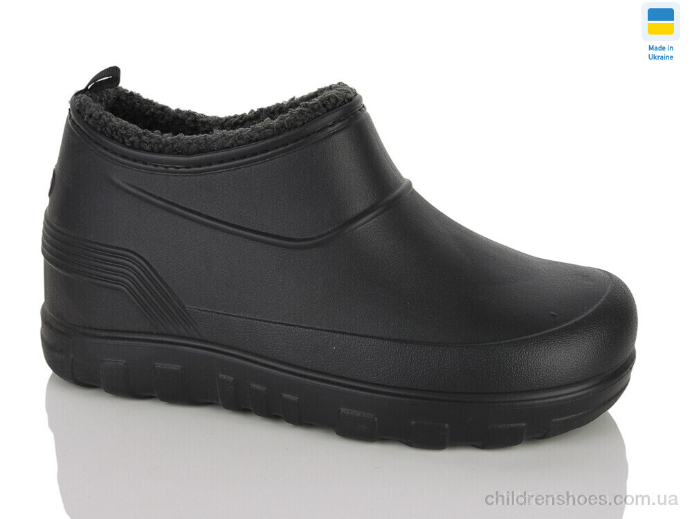 Галоши N1001 чорний Lot Shoes / p. 41-46 / 8пар