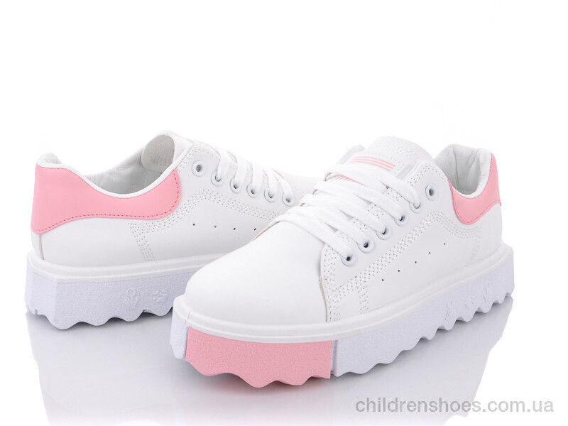 Кроссовки Violeta only one 169-19 white-pink