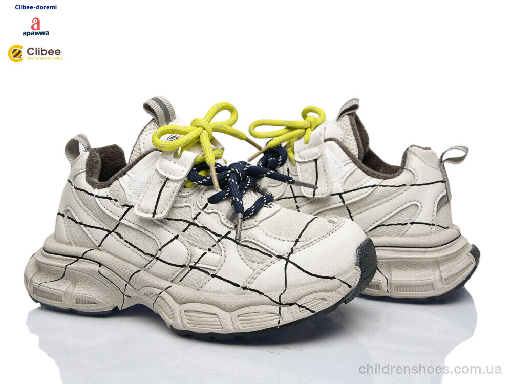 Кроссовки A925080 grey фліс Clibee-Doremi / p. 31-37 / 7пар