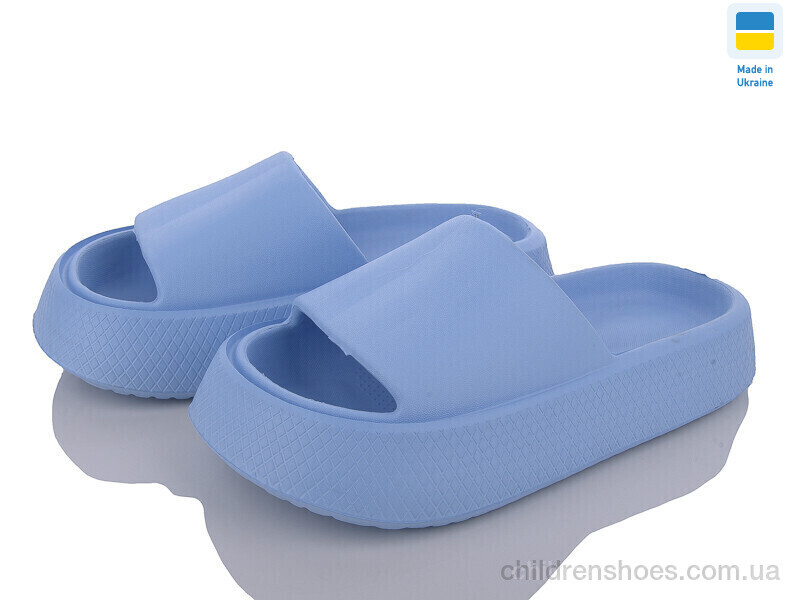 Шлепки женские Progress 139 блакитний