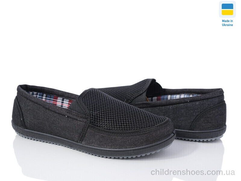 Слипоны Verta Verta Т9 чорна сітка