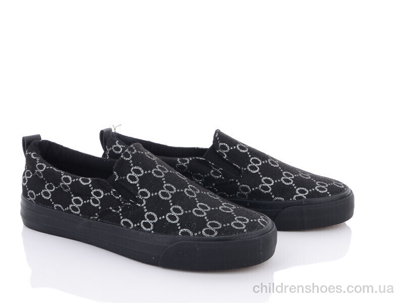 Слипоны Violeta only one 20-886-1 black
