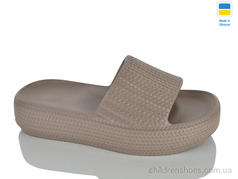Шлепки женские No brand DS78 таупе