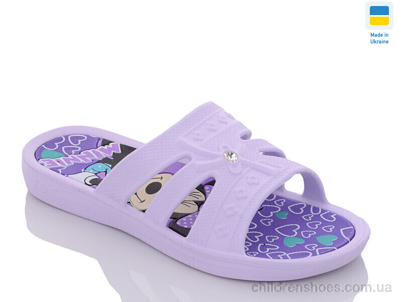 Шлепки детские Verta Верта дів. 32 св.бузковий