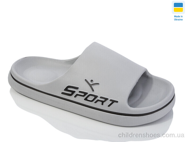Шлепки N403 сірий Lot Shoes / p. 41-46 / 8пар