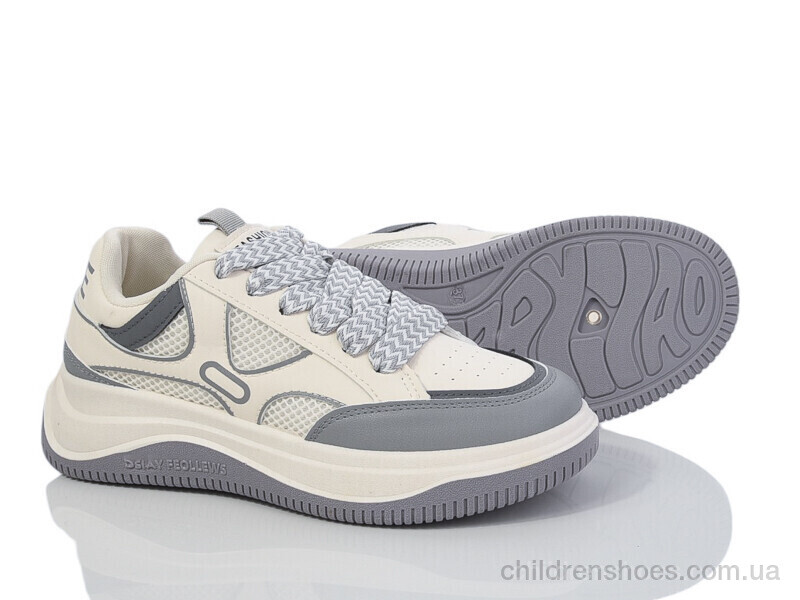 Кроссовки Violeta 149-50 white-grey