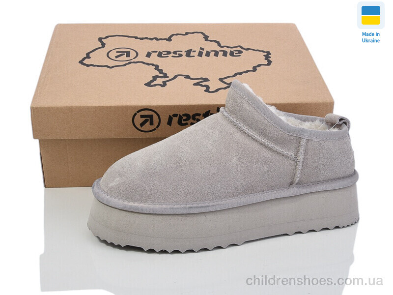 Угги Restime YWZ24451 grey