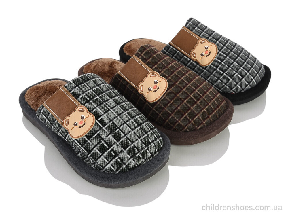 Тапки 555-55 mix Lion-Lu / p. 30-35 / 24пар