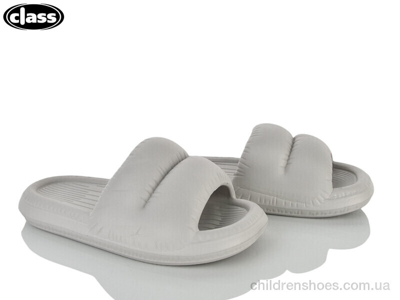 Шлепки No brand T116 grey