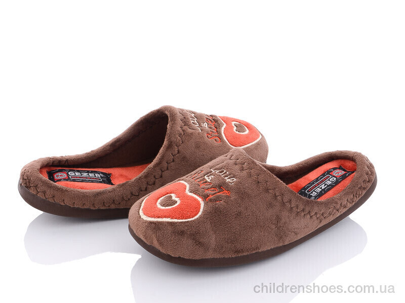 Тапки Gezer 13628 brown