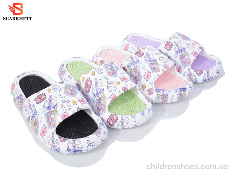 Шлепки женские No brand 2206-5 mix