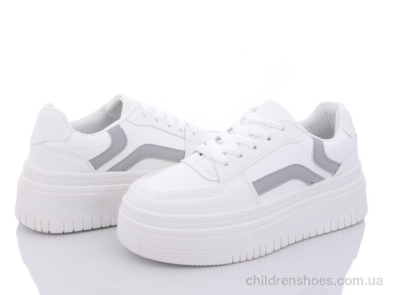 Кроссовки L.B. L982-3 white-grey