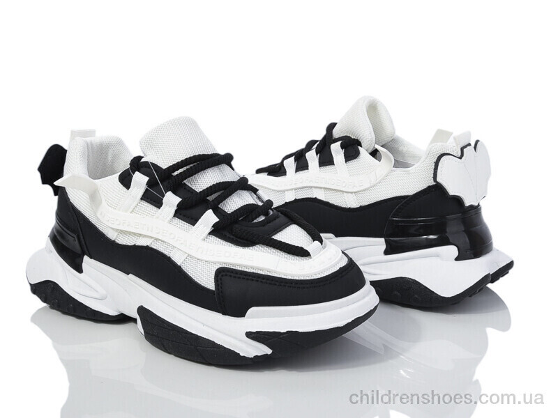 Кроссовки Violeta 149-38 black-white
