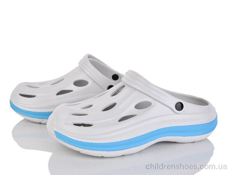 Кроксы No brand 802 l.grey