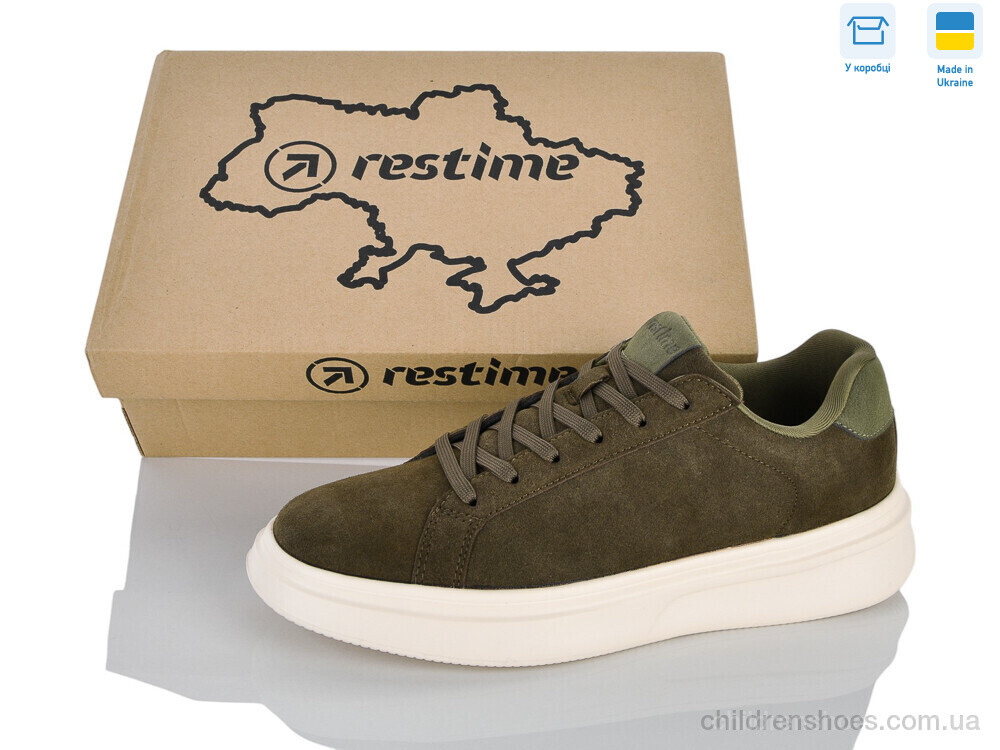Кроссовки FM026828 khaki Restime / p. 41-46 / 8пар