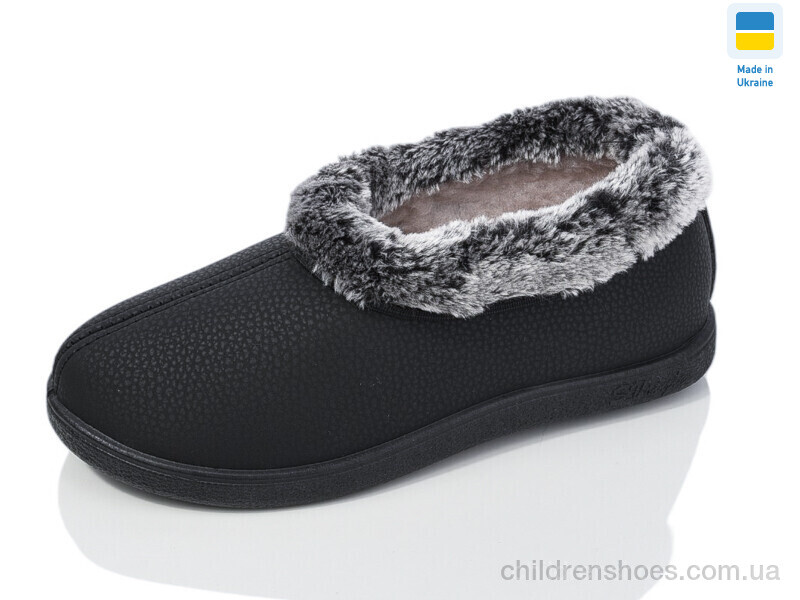 Тапки N22-05 чорний Lot Shoes / p. 37-42 / 6пар